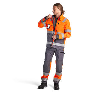 Chaqueta de Seguridad Reflectante Personalizada para Hombre, Alta Visibilidad, Resistente al Viento, con LED Intermitente, Cuello Alto, Chaqueta de Invierno para Seguridad - Product Image 5