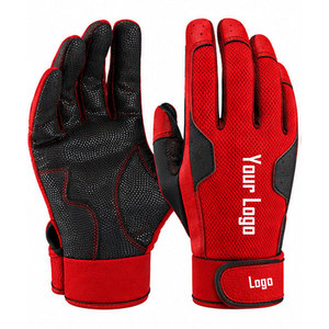 Custom Logo <b>baseball</b> <b>Gloves</b> Breathable Anti Slip Outdoor Sports Training <b>Gloves</b> Adjustable Manufacturer Wholesale - Product Image 3