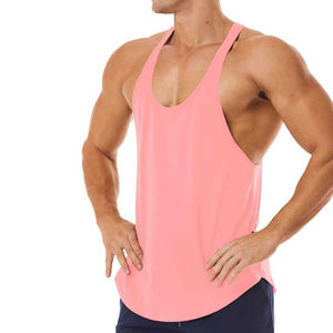 Camisetas deportivas de malla de secado rápido para hombre, para culturismo, entrenamiento, gimnasio, camisetas sin mangas. - Product Image 6