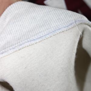 Sweat-shirt à col montant TWUASH GREY 100% BROWN avec broderie appliquée, col large, URBAN PRODUCTIONS - Product Image 6