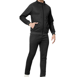Survêtement de performance pour homme avec logo personnalisé, veste et pantalon, séchage rapide, respirant, vêtements de sport pour la compétition en salle de sport - Product Image 1