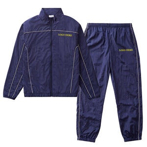 Nuevo Conjunto Deportivo Cortavientos con Logotipo Personalizado, Sudadera con Capucha y Pantalones Deportivos Sublimados, Conjunto Deportivo para Hombre 2026 - Product Image 1