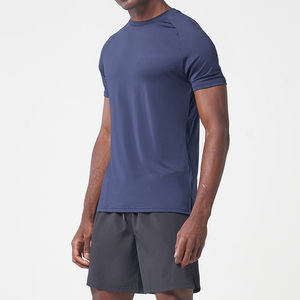 Mens Fitness <b>Compression</b> T Shirt Polyester Spandex Slim Stretch Breathable Gym Training Quick Dry Activewear Front OEM Private - Product Image 3