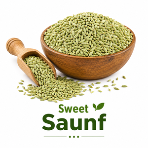 Graines de fenouil indien de qualité supérieure, naturellement sucrées, entières, en vrac, qualité export, marque privée OEM, international - Product Image 1