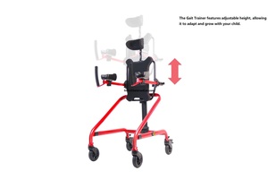 Appareil d'apprentissage de la marche pour enfants handicapés - Trotteur pédiatrique avec poignée pivotante intégrée pour l'entraînement à la marche - BZ-XY01 - Product Image 1