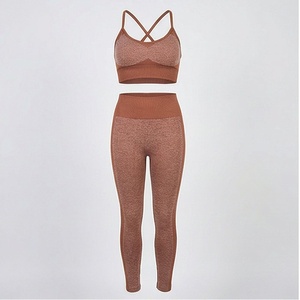 Conjunto Deportivo de Yoga para Mujer, Ropa Deportiva sin Costuras, Ropa Atlética para Dama, Trajes Deportivos para Gimnasio, Conjuntos Deportivos - Product Image 1