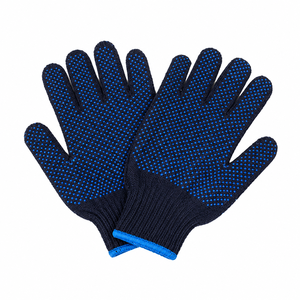 Gants en PVC de qualité supérieure à points, fabriqués avec un tissu durable et une adhérence fiable pour la manutention, l'assemblage, le jardinage, le travail en entrepôt et les travaux généraux. - Product Image 1