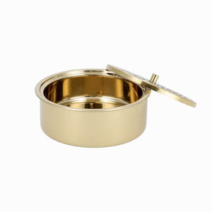 Hermoso plato de metal estilo árabe para servir comida caliente en hoteles y restaurantes, ideal para catering, a un precio razonable. - Product Image 5