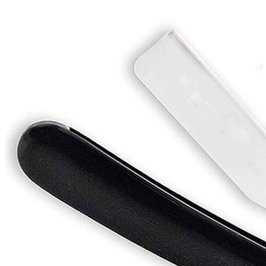 Rasoir pliant professionnel, lame en acier inoxydable, manche en plastique ABS, lame simple, réutilisable, outil de toilettage personnel, pour barbier - Product Image 5