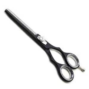 Ciseaux de coiffure Morje à dents fines, lame en acier inoxydable 4Cr13, 28 dents, pour droitiers, manche long, légers, réutilisables, pour salon de coiffure - Product Image 3