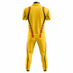 Full Sublimation Cricket Polo Uniform Set Shirt <b>Pants</b> Custom Colors Bulk Wholesale Manufacturer - Product Image 2