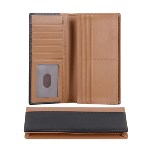 Cartera de Cuero Genuino para Hombre, Cartera Larga de Cuero para Hombre y Mujer, Monedero Largo de Cuero con Tarjetero y Correa - Product Image 4