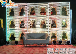 Espejo asequible Mandap Decor para Bodas de EE. UU. Espejo fabuloso Mandap para boda asiática Precioso espejo de boda hindú Mandap UK - Product Image 3