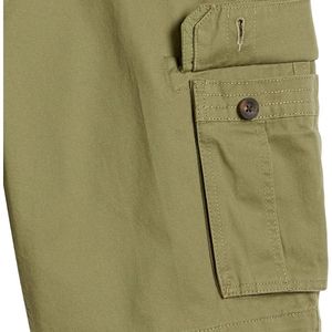 Pantalones Cortos Cargo Casuales Holgados y Transpirables de Algodón 100% Ecológico para Hombre, Estilo Urbano Personalizado con Bolsillos - Estilo Utilitario Sólido - Product Image 6
