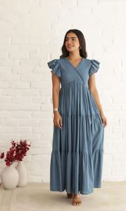 Vestidos Largos Maxi de Algodón con Encaje Calado, Sin Mangas, Elegantes y Casuales de Verano para Mujer, Diseño Nuevo y Popular 2026 - Product Image 3