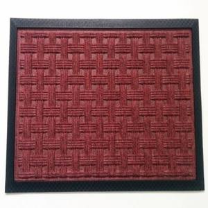 พรมเช็ดเท้ากันลื่นสำหรับใช้ภายในและภายนอกอาคาร ทำจากโพลีเอสเตอร์รีไซเคิล คุณภาพดี ทนทาน ซักได้ ด้านหลังเป็นยาง - Product Image 1