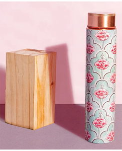 Modern Nordic Copper Water <b>Bottle</b> Instant Traders' Hot Sale Home Outdoor Indoor Use Adult Eco-Friendly 1000ml with Lid - Product Image 2