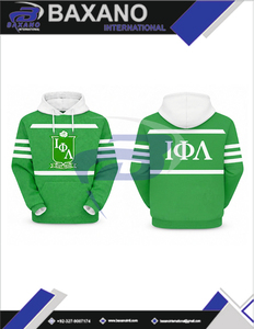 Vestido con Capucha Oversize de la Hermandad Iota Phi Lambda IPL - Talla Grande, Transpirable, Antiarrugas, Estilo Urbano Otoñal - Product Image 6