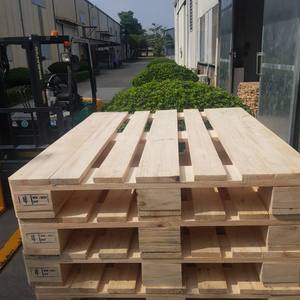 Paleta de Envío Industrial de Alta Resistencia, Madera Contrachapada de Doble Cara, Madera Sólida para Almacenamiento en Almacén, Logística de Exportación HLC - Product Image 1