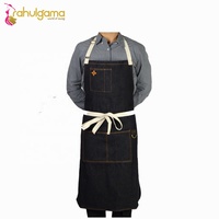 Delantal de lino vaquero de alta calidad, babero impermeable, cocina, peluquería, ropa de peluquero, modelo para niños, venta al por mayor, cocina, barbacoa, Chef