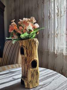 Étagère en bois massif sculpté en racine d'arbre naturel pour salon, support pour bonsaï, vente en gros - Product Image 6