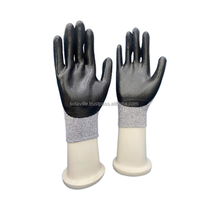 Hot Sale Level 3 Cut Resistant Gloves Anti-Slip Abrasion & Oil & <b>Grease</b> Resistant Made in Vietnam - Product Image 6