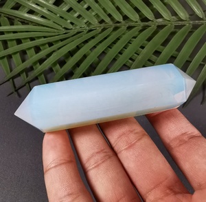 Baguettes de Massage à facettes en Opalite à Double extrémité de qualité Export/vente en gros - Product Image 2