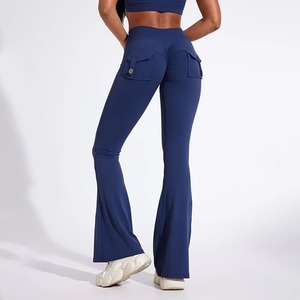Custom Wholesale Women’s No Front Seam High Waist Buttery Soft Straight Leg Workout Yoga Leggings – Gym Fitness Pants - Product Image 4