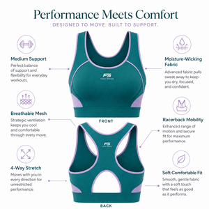 Wholesale High Impact Wireless Sports Bra Women Breathable Yoga Fitness Gym Bra Padded Shockproof Running Activewear <b>Crop</b> <b>Top</b> - Product Image 5