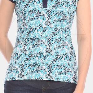 Polos à sublimation Polo à manches courtes à imprimé floral et à la mode, coupe ajustée, vêtements de sport à séchage rapide, polos de golf - Product Image 6