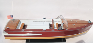 Gia Nhien Fabricante Diseño personalizado Bajo MOQ CHRIS CRAFT SEA SKIFF MODELO DE MADERA BARCO-MODELO DE NAVE DE MADERA-ARTESANÍA - Product Image 6