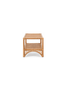 Modern Rattan Coffee <b>Table</b> <b>With</b> Storage <b>Shelf</b> Handmade Living Room Furniture Contemporary Design Luxury Quality - Product Image 2