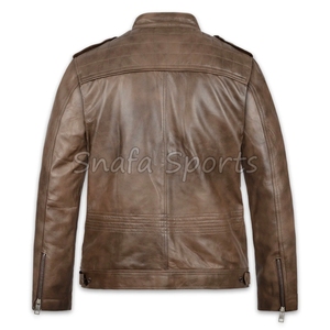 Chaqueta de Cuero para Hombre, Diseño Moderno y Elegante, Chaqueta de Primera Calidad para Hombre, Colección de Invierno, Estilo Casual y Formal - Product Image 6