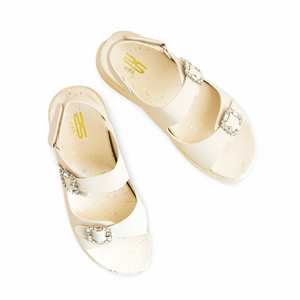 Sandalias formal de tacón beige para mujer PU0374 - Product Image 1