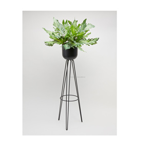 Modern Style Indian Hammered Design <b>Planters</b> and Pots Decorative Size <b>High</b> Shinny Silver Polished Reception Tabletop <b>Planter</b> - Product Image 3
