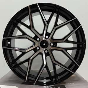 Jantes de voiture en alliage d'aluminium BLD Casting, finition noire usinée, 14 15 <span class=keywords><strong>16</strong></span> 17 <span class=keywords><strong>pouces</strong></span>, 5x100 5x114.3 840li 735li 740li 630 540 530 - Product Image 3