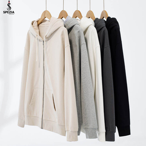 Cárdigan de Diseño con Cremallera, Bordado, Color Sólido, Unisex, Transpirable, 100% Poliéster, Casual y de Lujo, Venta al Por Mayor - Product Image 5