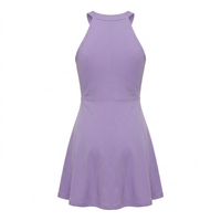 Robe de sport d'été imprimée pour femme, sans manches, sans bretelles, avec jupe courte, imperméable, respirante et à séchage rapide pour le pickleball