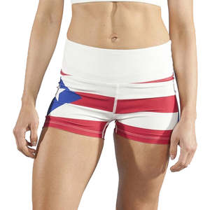 กางเกงขาสั้นเอวสูงผ้าระบายอากาศได้ดี พิมพ์โลโก้ได้ตามต้องการ ไซส์ใหญ่สำหรับผู้หญิง ใส่สบายช่วงหน้าร้อน ทรงสวย กระชับสะโพก เซ็กซี่ - Product Image 6