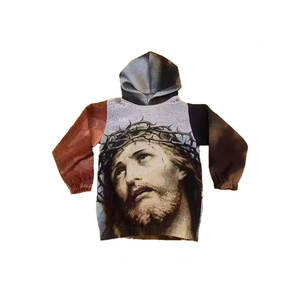 Última colección de 2025, Jersey informal de invierno para hombre, pantalones de chándal con capucha, 100% de algodón, patrón sólido, lavado poliéster/algodón - Product Image 1