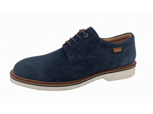 Chaussures habillées en daim pour hommes à bout rond et lacets, bleu marine, semelle intermédiaire en EVA, semelle extérieure en caoutchouc, toutes saisons - Product Image 3