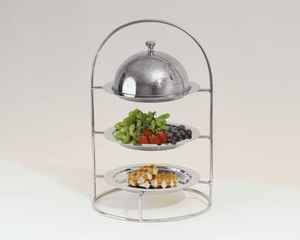 Frutero de Metal Estilo Vintage con Diseño de Hojas, Centro de Mesa Decorativo, Bandeja para Servir en Mesa de Comedor, Decoración para Bodas y Fiestas - Product Image 2