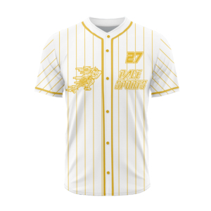 Maillot de baseball unisexe pour hommes et femmes, style universitaire professionnel, impression par transfert thermique, respirant, séchage rapide, grande taille, coupe courte devant - Product Image 2