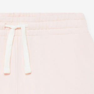 Shorts pour garçons en matière douce, confortable, flexible et respirante, avec taille élastique de couleur unie et design de logo personnalisable - Product Image 3