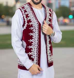 Chaleco Afgano de Invierno Personalizable y Moderno para Hombre, Premium, Antipilling, con Botones, Estilo Casual Elegante, Trajes para Ceremonias Culturales - Product Image 3