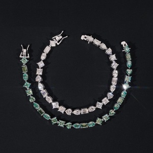 Wholesale Supply Luxury Moissanite Diamond Bracelet <b>for</b> <b>Men</b> and Women Iced Out Fashion Jewelry Design Available <b>for</b> Sale - Product Image 2