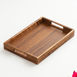 Plateau de service en bois fait main, vente en gros, sur mesure, OEM, ODM, DECORYUG - Product Image 3
