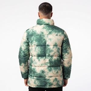 Veste matelassée personnalisée pour homme, effet brillant, impression sublimée, isolée, style streetwear d'hiver, vente en gros - Product Image 6