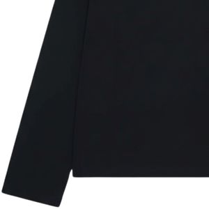 Men Oversized <b>Long</b> Sleeve T Shirt Chest Logo Streetwear Cotton Casual Crewneck Top Wholesale Custom Apparel OEM Supply Factory - Product Image 3