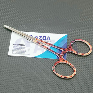 Pinces de pêche en acier inoxydable avec poignées recouvertes de papier brun et pince de verrouillage pour la pêche à la mouche et la pêche sportive - Product Image 2